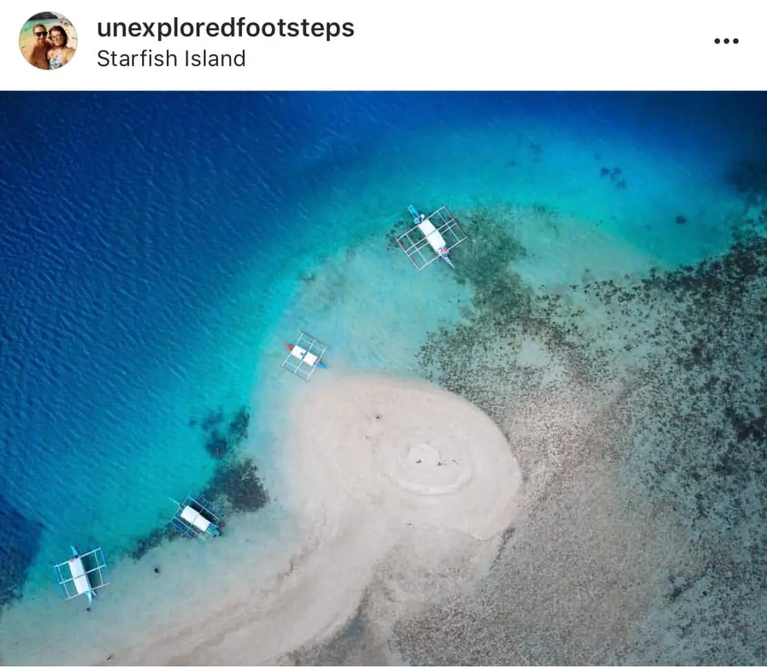 The Top 20 Instagram locations in the Philippines, starfish island