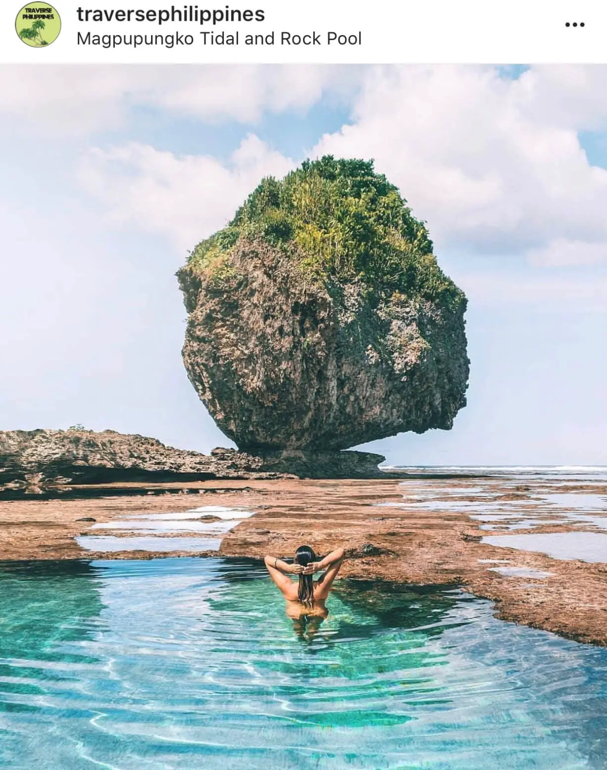 Magpungko Rock Pools - Siargao Top 20 best Instagram locations in the philippines