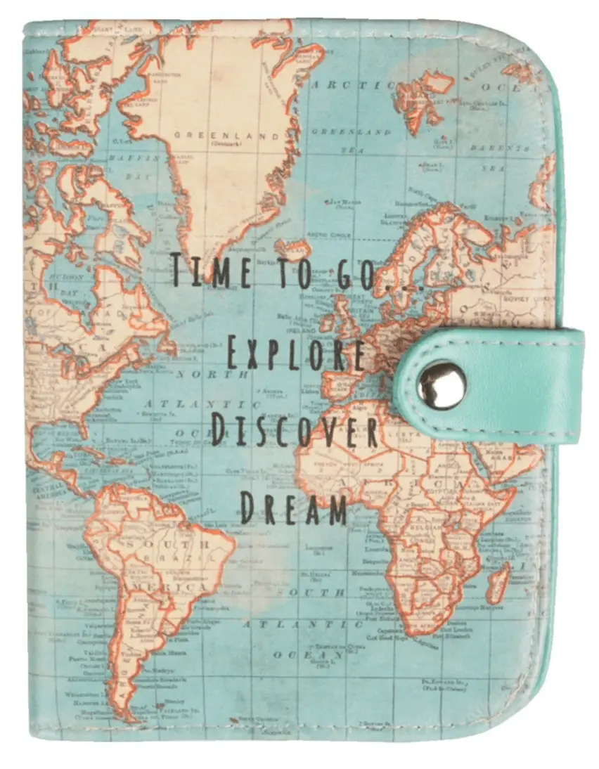 Passport Cover - 10 Gift ideas for someone going travelling!