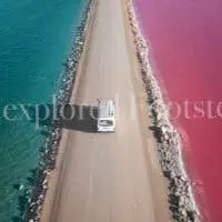 17 Pink Lake South Australia Drone Print