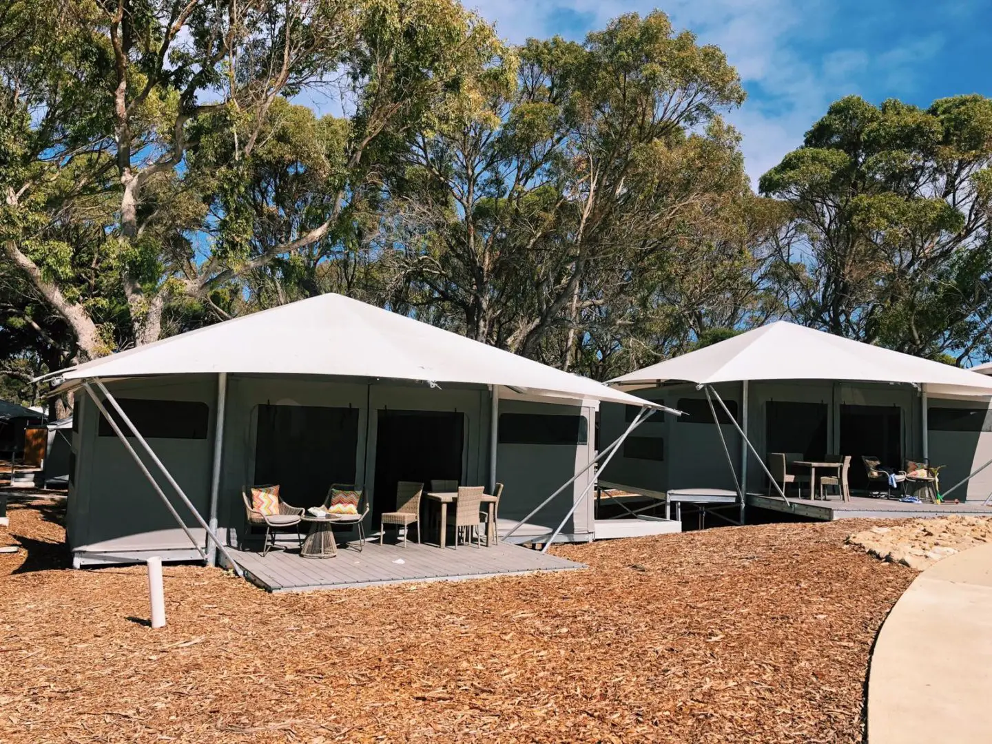 Rottnest Glamping Tents at Pinkys 