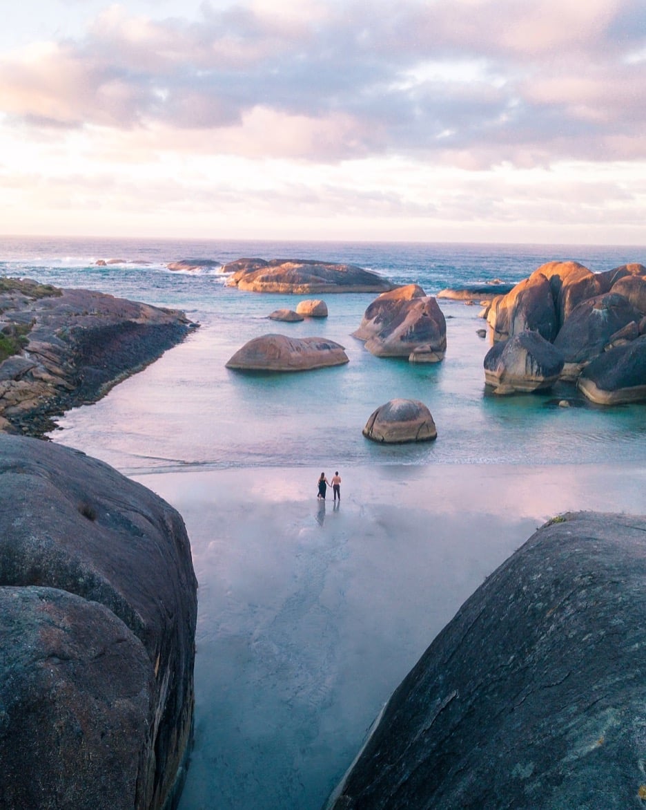 Instagram locations in Western Australia - Elephant Rocks Western Australia