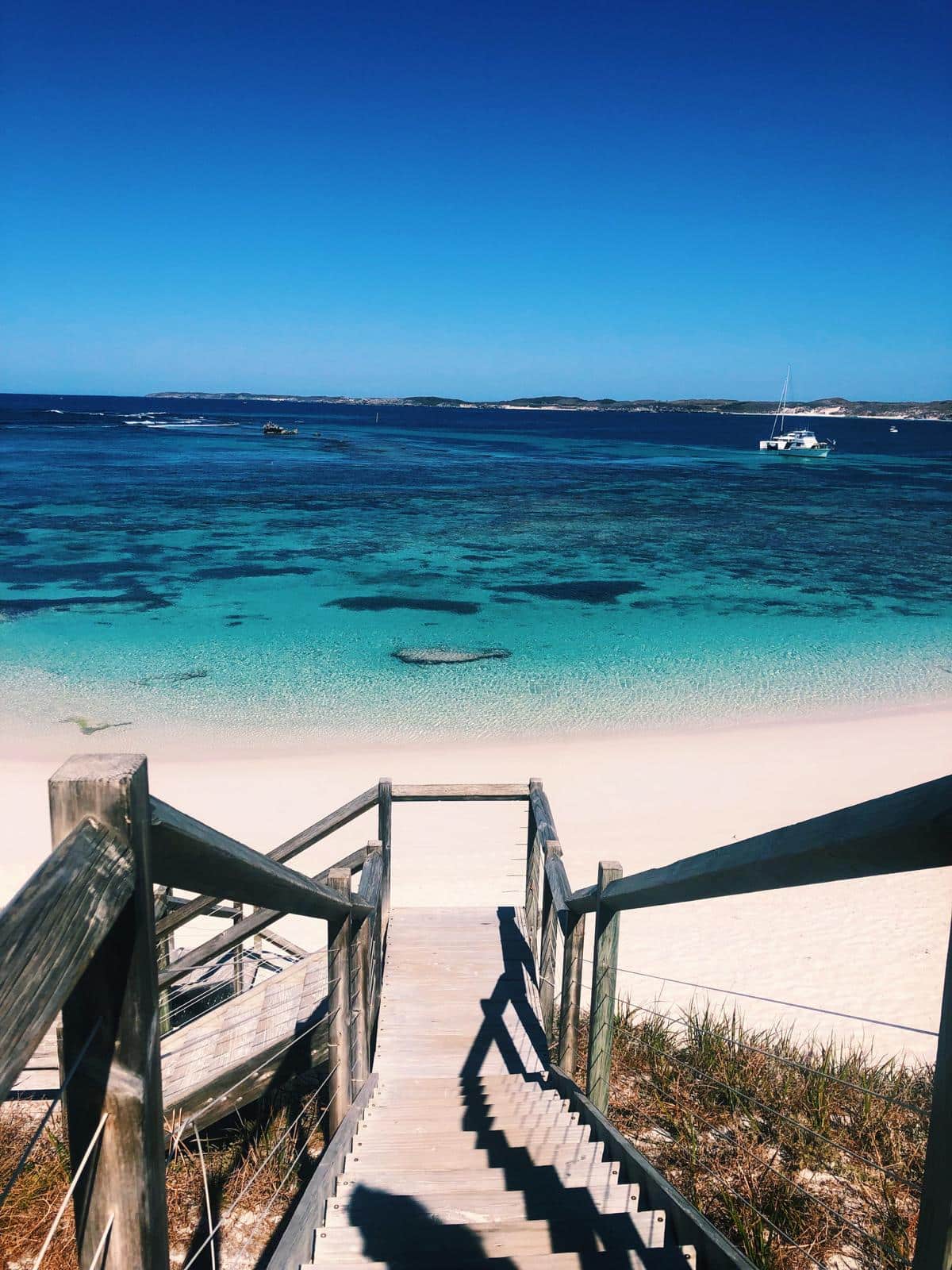Stairs at Salmon Bay Rottnest Island - Unexplored Footsteps