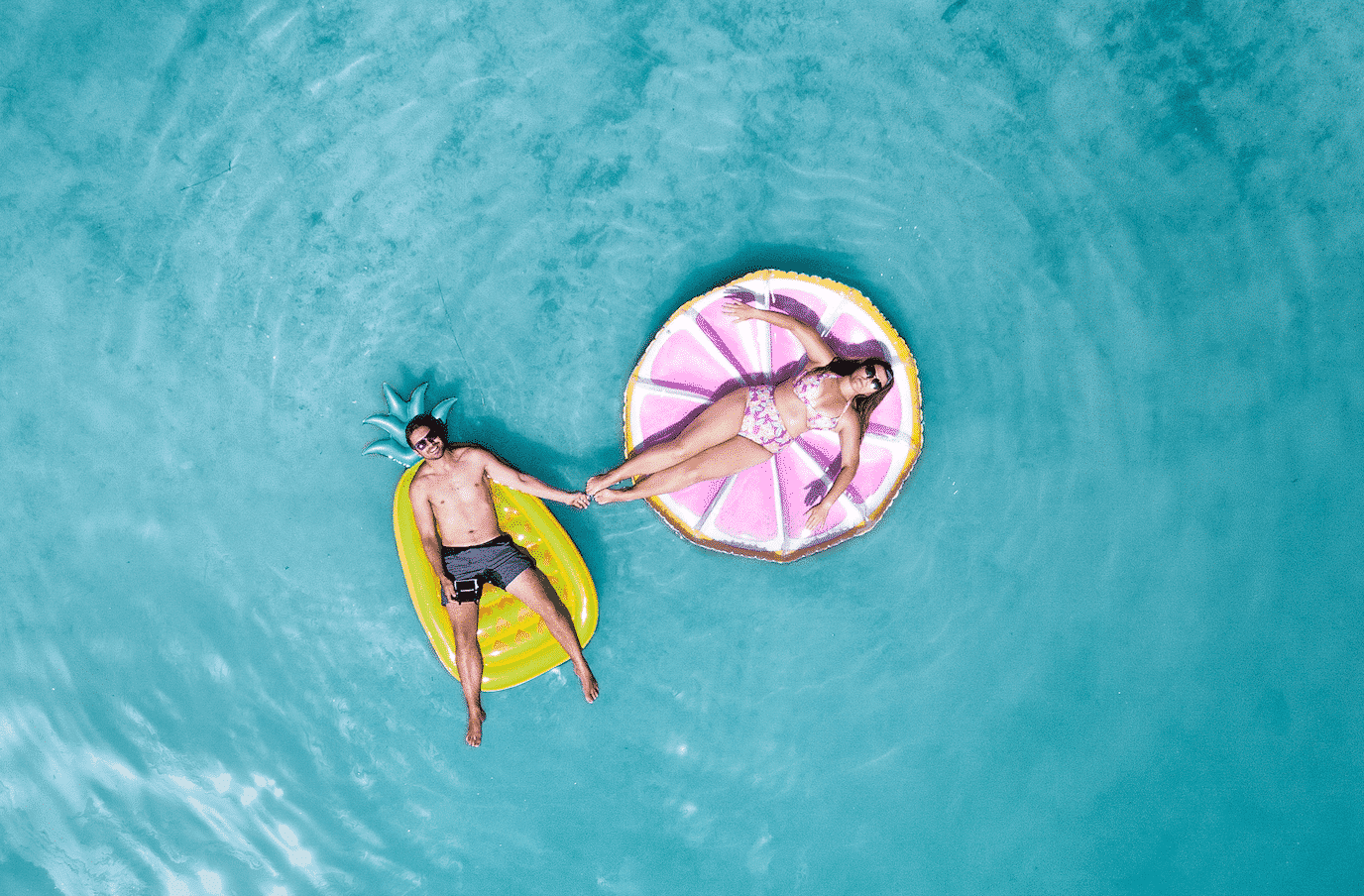 Floaties at Black Diamond Lake