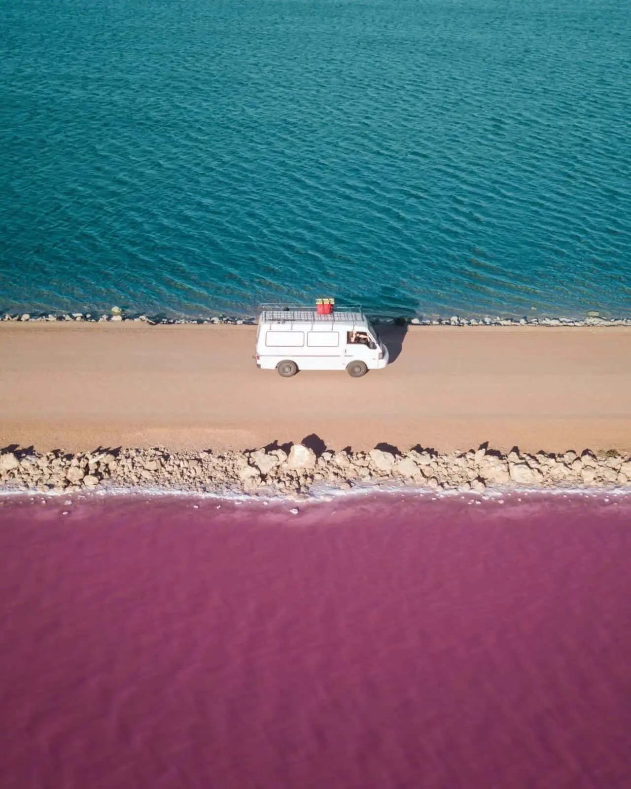 Lake Macdonnell, south australia pink lake