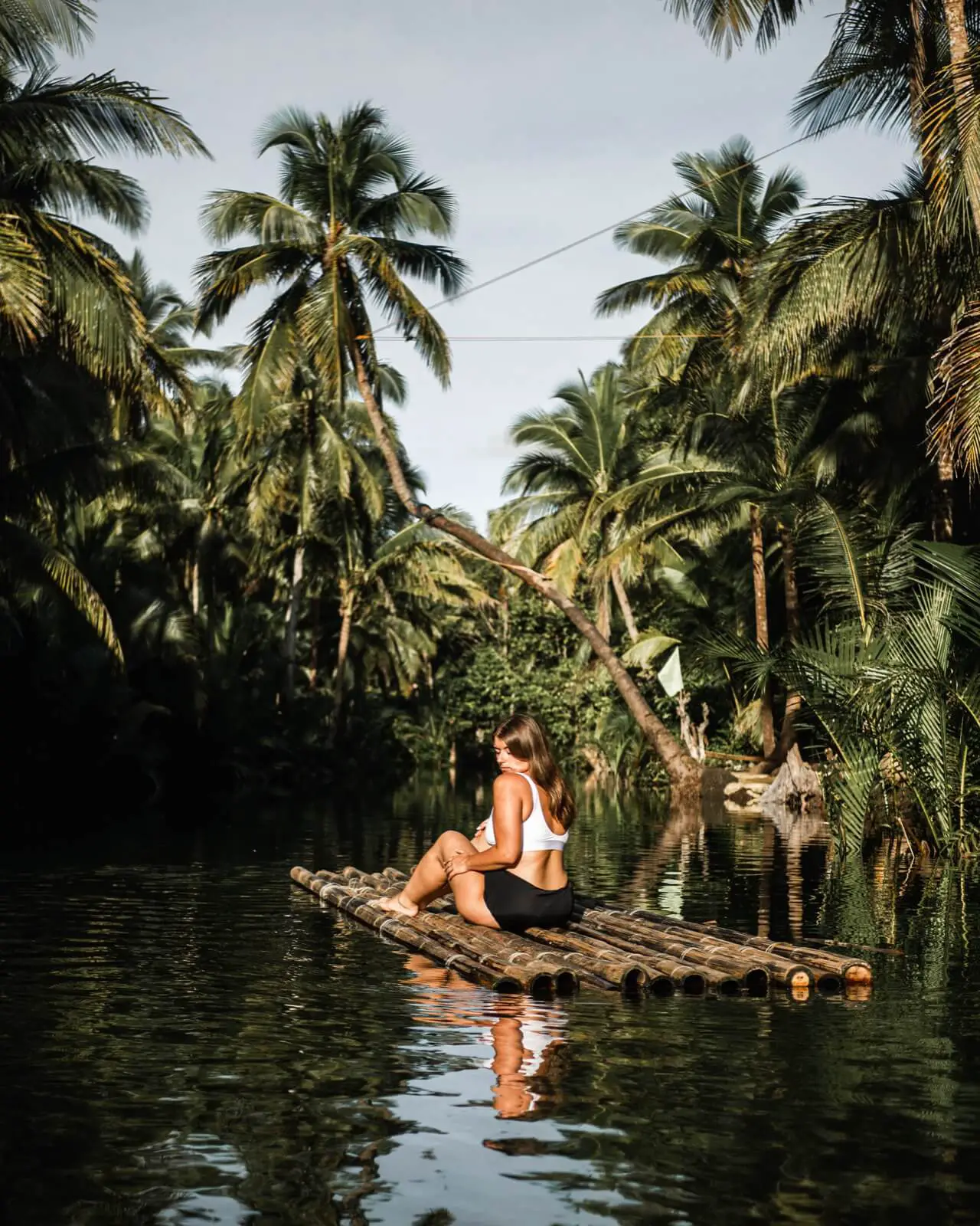 Palm Tree Rope Swing Siargao - Explore The Maasin River