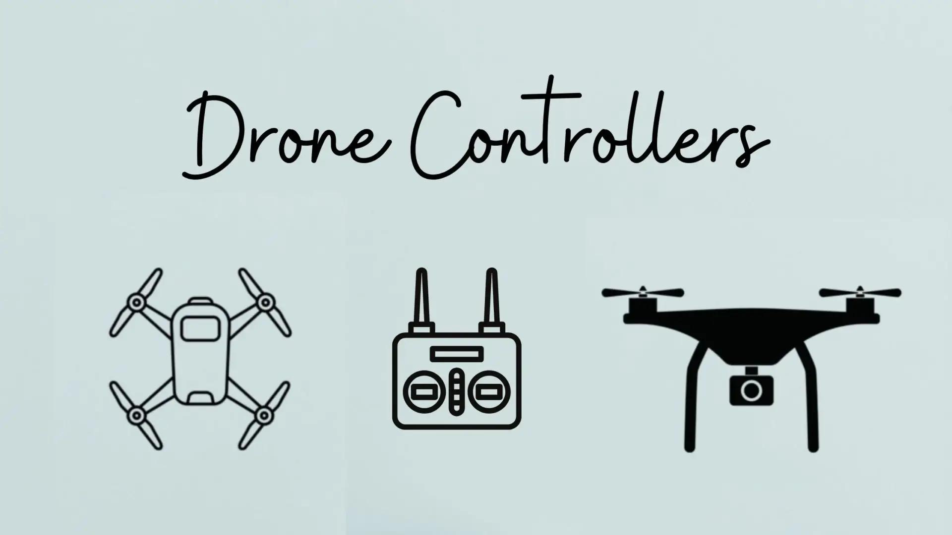 Mini drone controller