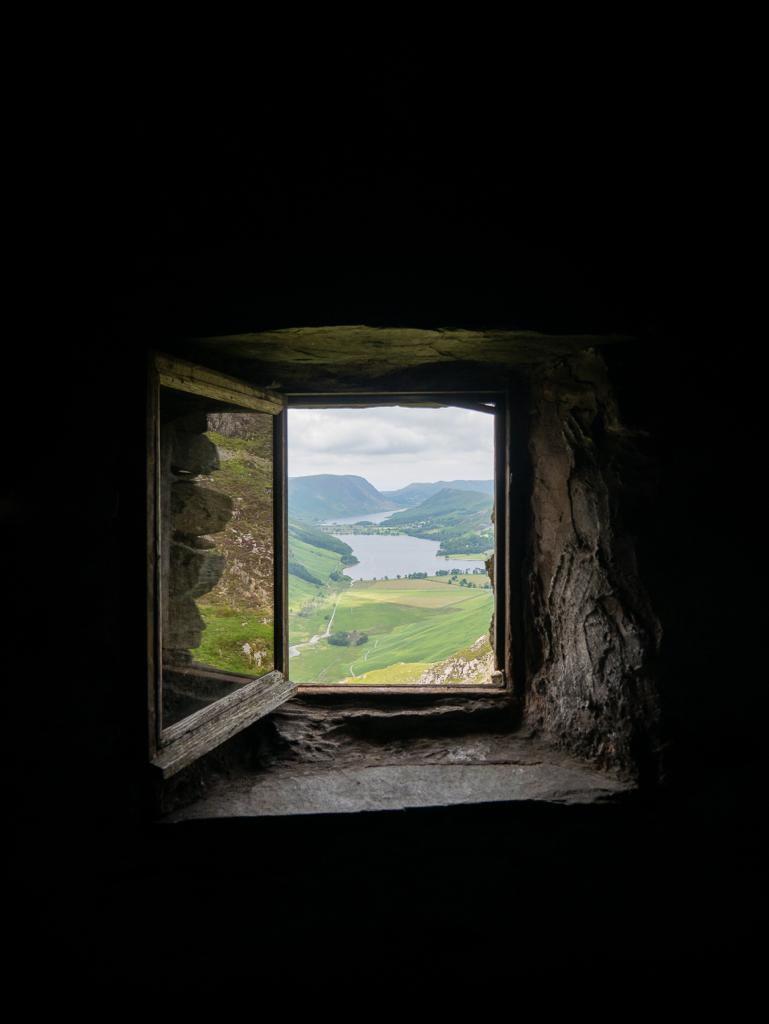 Things to do in Buttermere -Warnscale Bothy Window